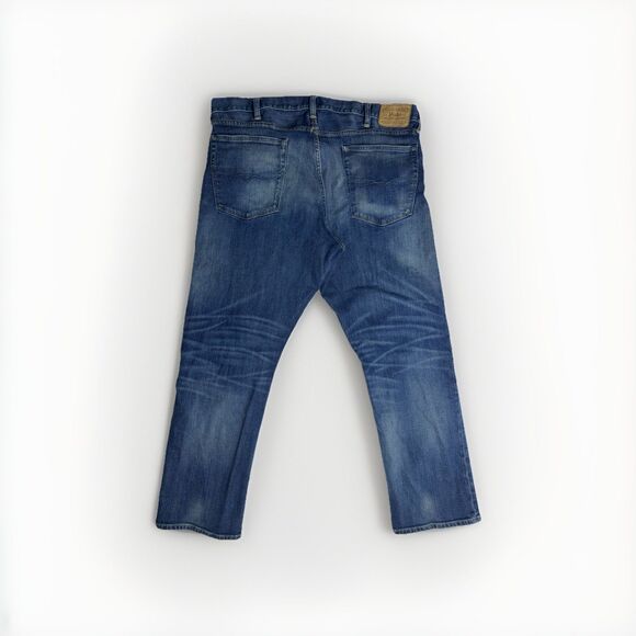 Polo Ralph Lauren Jeans Mens 40x32 Straight Classic Blue Varick Dark Wash Denim - Picture 5 of 5